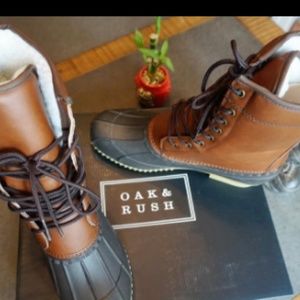 oak and rush duck boots